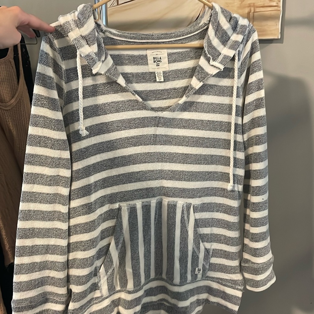 Billabong striped hoodie